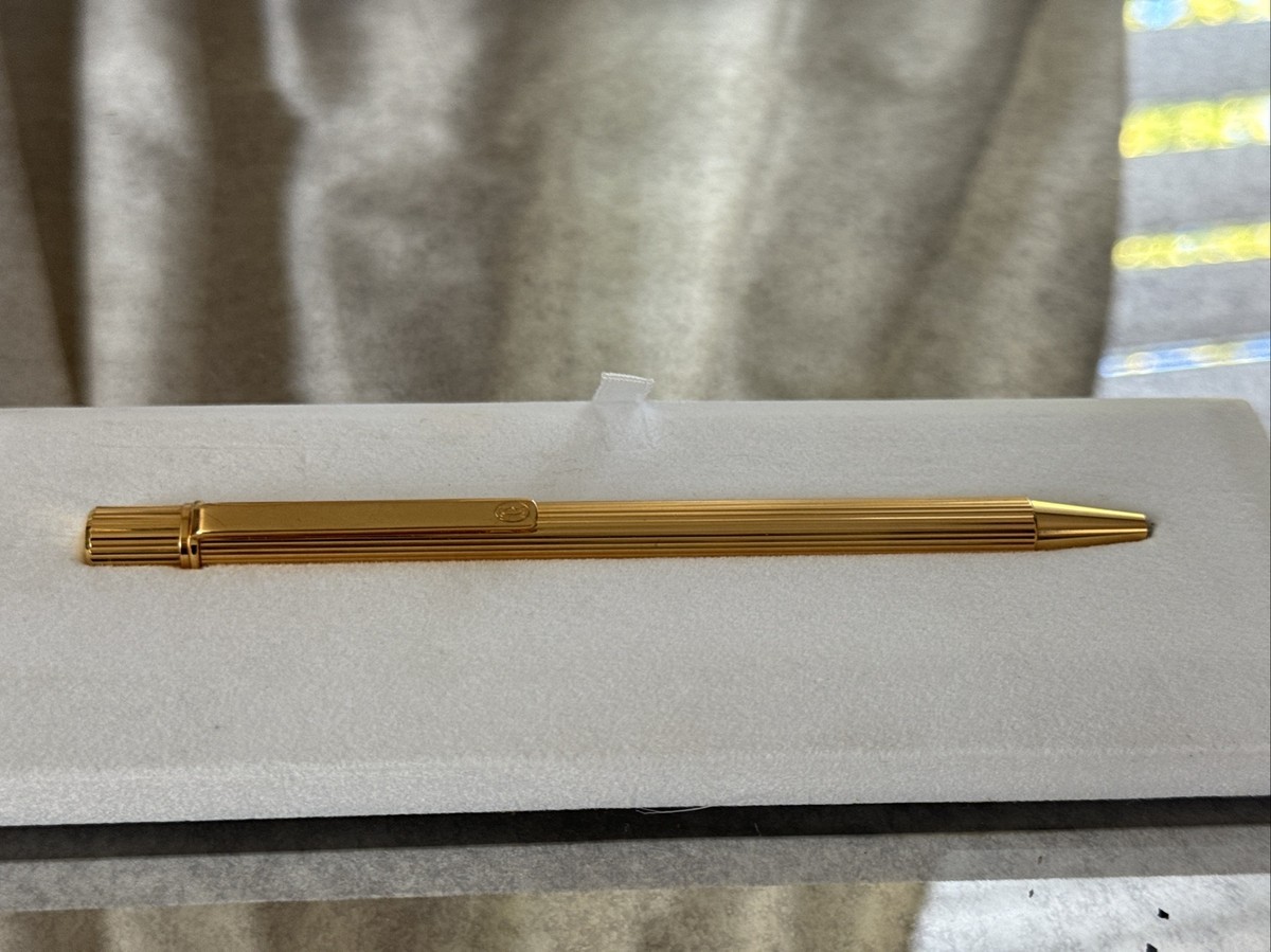 CARTIER Vintage Must de Cartier Gold plated 592557 Ballpoint Pen