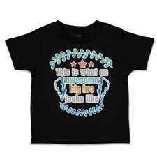 Toddler T-Shirt What An Awesome Big Brother Looks like Cotton Boy Girl Clothes