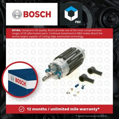 Fuel Pump fits FERRARI In Line Bosch 119291 121727 Genuine Quality