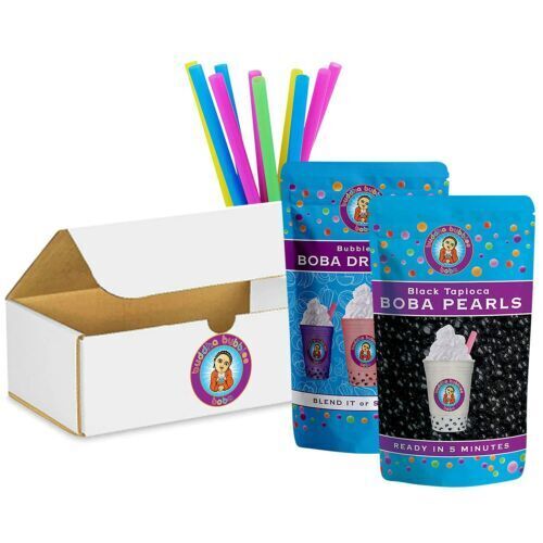 The Original ULTIMATE DIY Bubble Tea Party Kit *CLASSIC FLAVORS* by: Buddha  Bubbles Boba