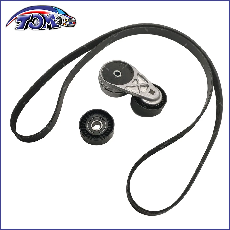 Serpentine Belt Drive Component Kit For 2006-2010 Dodge Charger Magnum Chrysler Foto 2 de 4