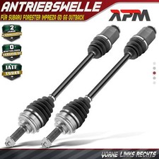 2x Front Drive Shaft With ABS Ring For Subaru Forester Impreza GD GG Outback