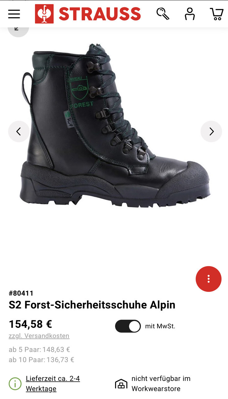 s2 forst sicherheitsschuhe alpin