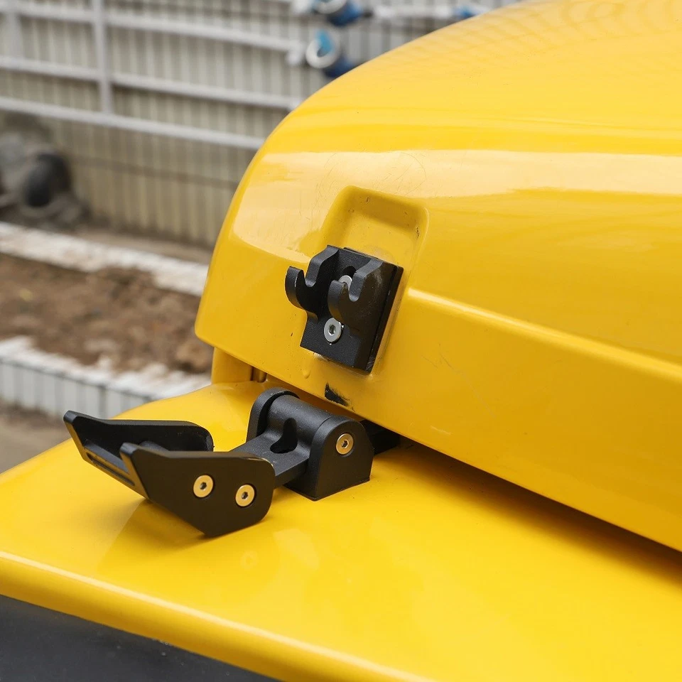 Black Heavy Stainless Steel Hood Catch Latch Kit Fit 1997-2006 Jeep Wrangler TJ Foto 3 de 4