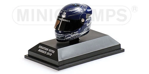 MODELLINO CASCO FORMULA 1 MINICHAMPS 1:8 VETTEL 2010 DIECAST MODELLISMO STATICO  - Immagine 2 di 2