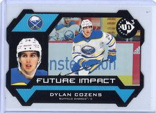 2020-21 Upper Deck Dylan Cozens Future Impact Die-Cut /1000 Buffalo Sabres