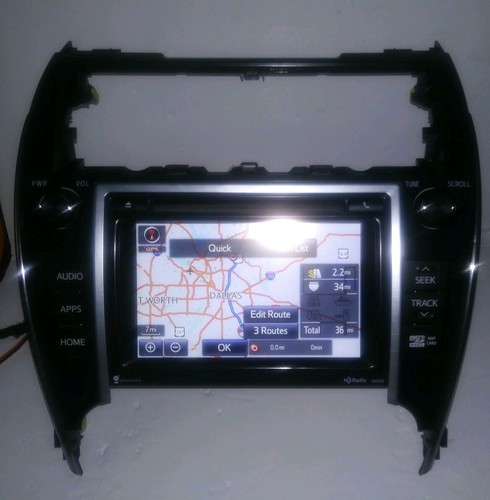 14 TOYOTA Camry RADIO CD PLAYER TOUCH-SCREEN Navigation GPS XM OEM 2014.5 1/2 - Bild 1 von 12