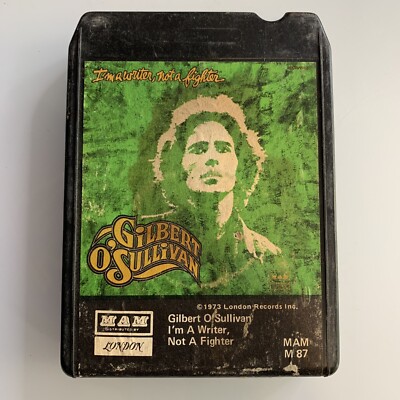 Gilbert O'Sullivan I'm A Writer Not A Fighter (8-Track Tape)