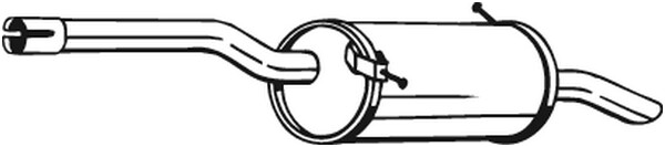 Bosal 135-103 EndschalldÄMpfer FÜR CitroËN Peugeot-image
