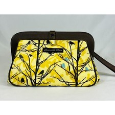 Petunia Pickle Bottom Diaper Bag Wristlet Yellow Birds Changing Pad Water Resist