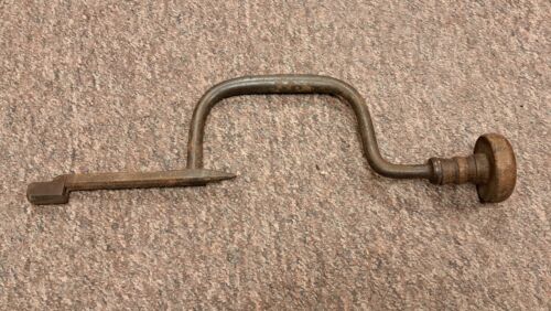 5x Vintage antique drill braces including Stanley no 73 Taymar Coopers braces - Picture 2 of 21