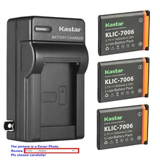 Kastar K7006 Battery AC Wall Charger for Kodak Easyshare M580 M583 M750 M873