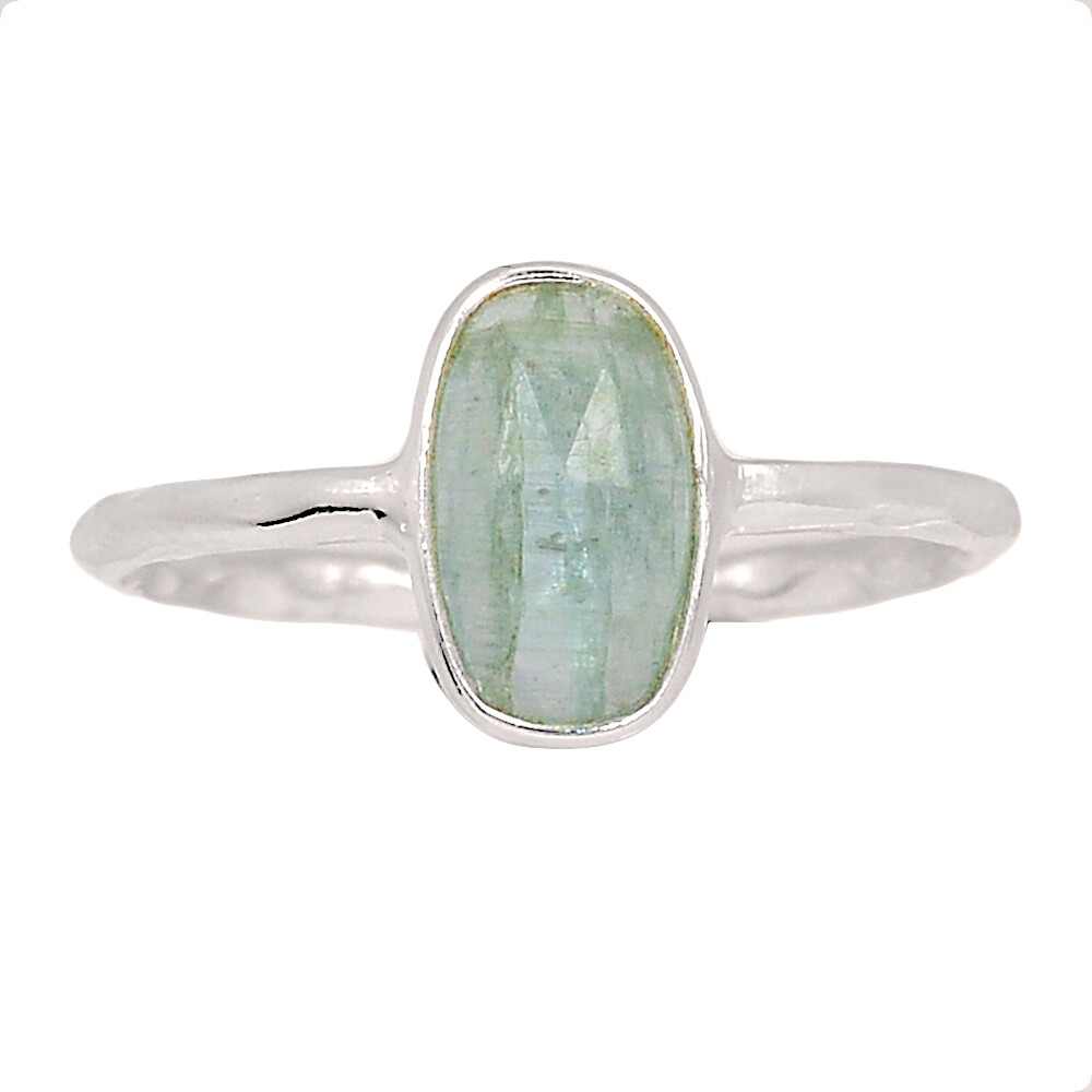 お値下げ！！指輪 REAL SILVER 925】AQUA SILVER Aqua Chalcedony Solid 925