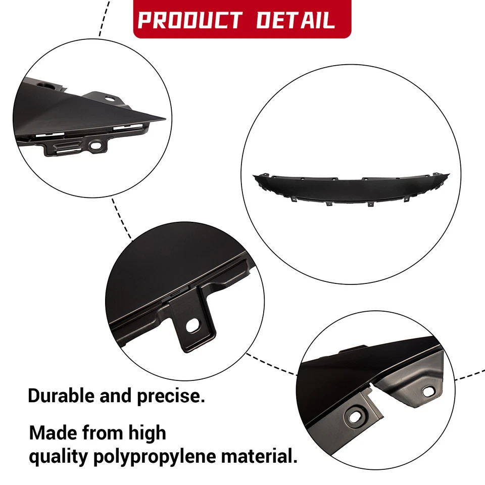 FOR Honda ACCORD SEDAN 18 19 20 FRONT UPPER COVER GRILLE Molding BLACK Foto 2 de 4