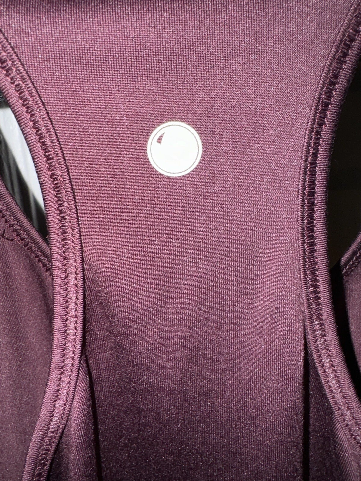yogalicious burgandy perfect condition tank-top