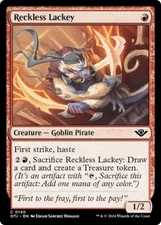 RECKLESS LACKEY x4 mtg NM-M Outlaws of Thunder Junction 4 Common