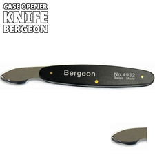 Cuchillo prensado abridor de caja de reloj hecho en Suiza Bergeron 4 1/2 pulgadas, herramientas de joyería