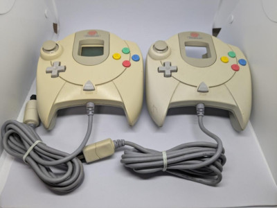 Sega Dreamcast offizieller weiß/grauer Controller HKT-7700 Menge 2 OEM getest...