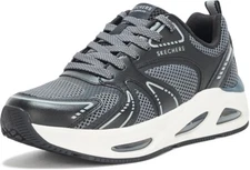 Skechers Shoes Men's lace up Black Airbag Memory Foam Casual Sneaker 183302