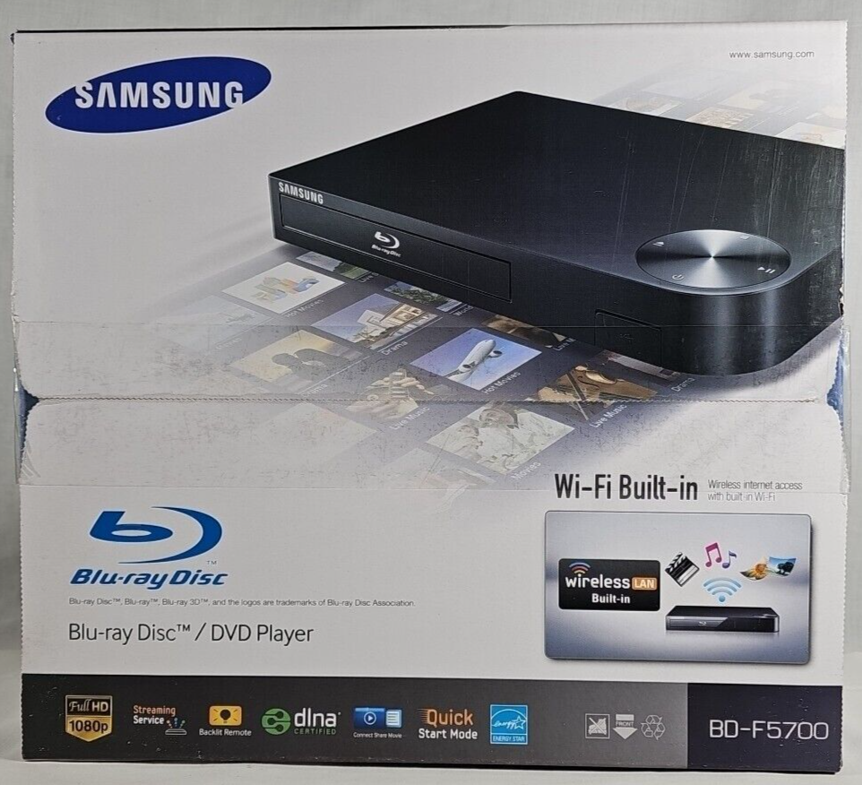 New Sealed Samsung BDF5700 Bluray Disc / DVD Player eBay