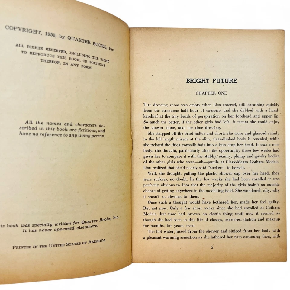 Leg-Art Virgin by Gene Harvey – 1950s Pulp Digest – Risqué Cheesecake Cover Foto 3 de 4