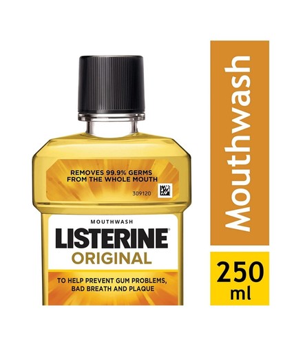 Buy 2 Get 1 Free 250ml LISTERINE Original Mouthwash Prevent Gum Problems, Plaque - Picture 4 of 7