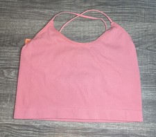 NWT Women's Ribbed Bralette Brami Colsie Coral Pink Size XL