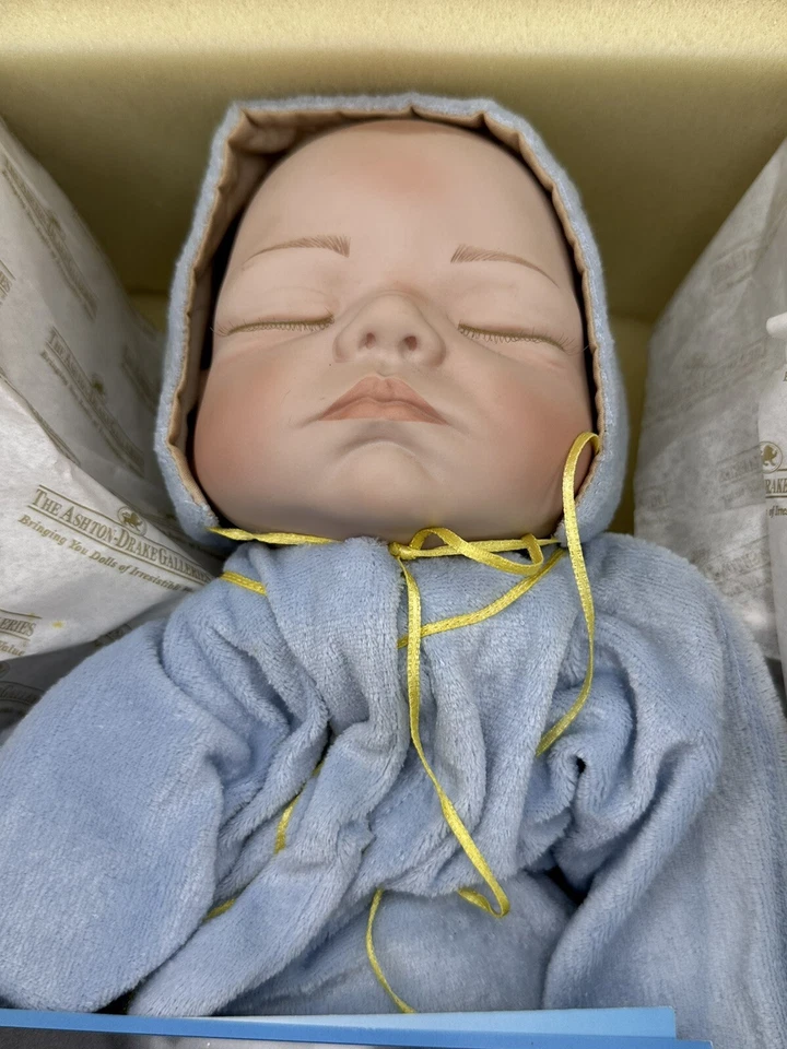 1993 ASHTON DRAKE GALLERIES IT'S A BOY! ДИЗАЙН ДЖОЙС ВОЛК КУКЛА ПЯТНО - Изображение 4 из 4