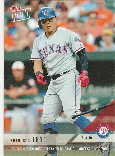 2018 Topps Now 459 Shin-Soo Choo