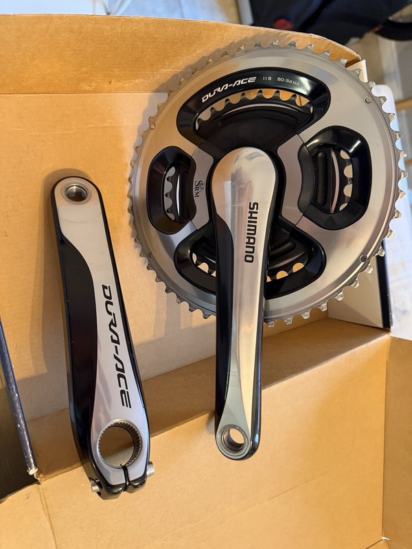 Shimano Dura-Ace Crankset FC-SR970 172.5mm SRM PM7 Power Meter 50/34