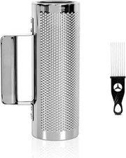 Guiro Instrument Stainless Steel Guiro 8" 3" Professional Metal Shaker with Scra
