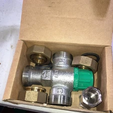 Zurn 1/2" Aqua-Gard Thermostatic Mixing Valve 12-ZW1070XL Lead Free As Found!