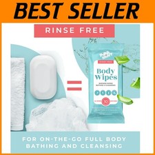 XL Body Shower Wipes for Bathing  Traveling - 5 Pack