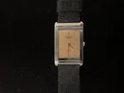 Vintage Seiko LaSalle Quartz Women’s Rectangular Gold Tone Watch, New Battery