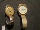 2 Vintage Timex Mechanical Wind-Up Watch ( RUNS )