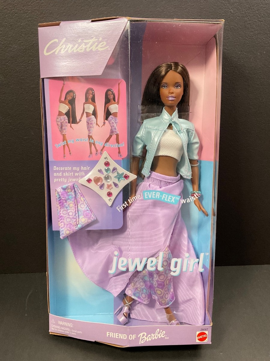 Barbie Jewel Girl Christie Doll First Ever-Flex Waist 28067 Mattel