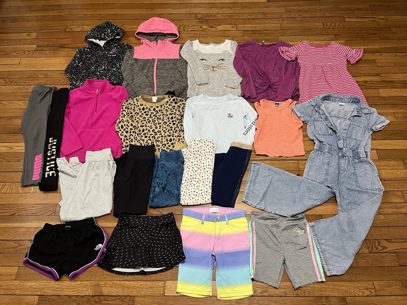 Girls Crewcuts Justice and More! Youth Size Small 5/6-7/8 Clothing Lot 22PCS!