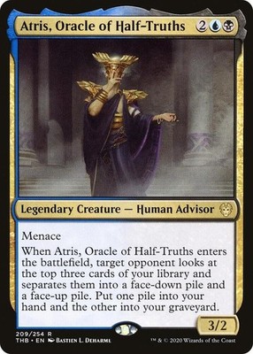 Atris, Oracle of Half-Truths LP #209 Theros Beyond Death MTG
