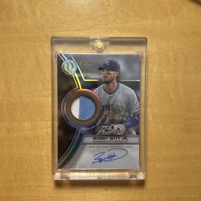 2025 Topps Tribute - Tribute to Threads Autograph Relics Bobby Witt Jr.  /99 