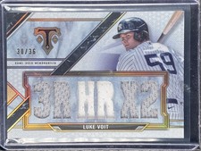 Voit, Luke - 2021 Triple Threads - Swatch - 30/36