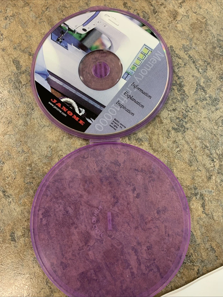 JANOME MEMORY CRAFT 10000 System Update VERSION 2.20 On CD-ROM - Image 4 of 4