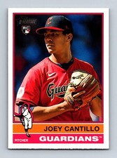#104 2025 Topps Heritage BASE  Joey Cantillo RC Guardians