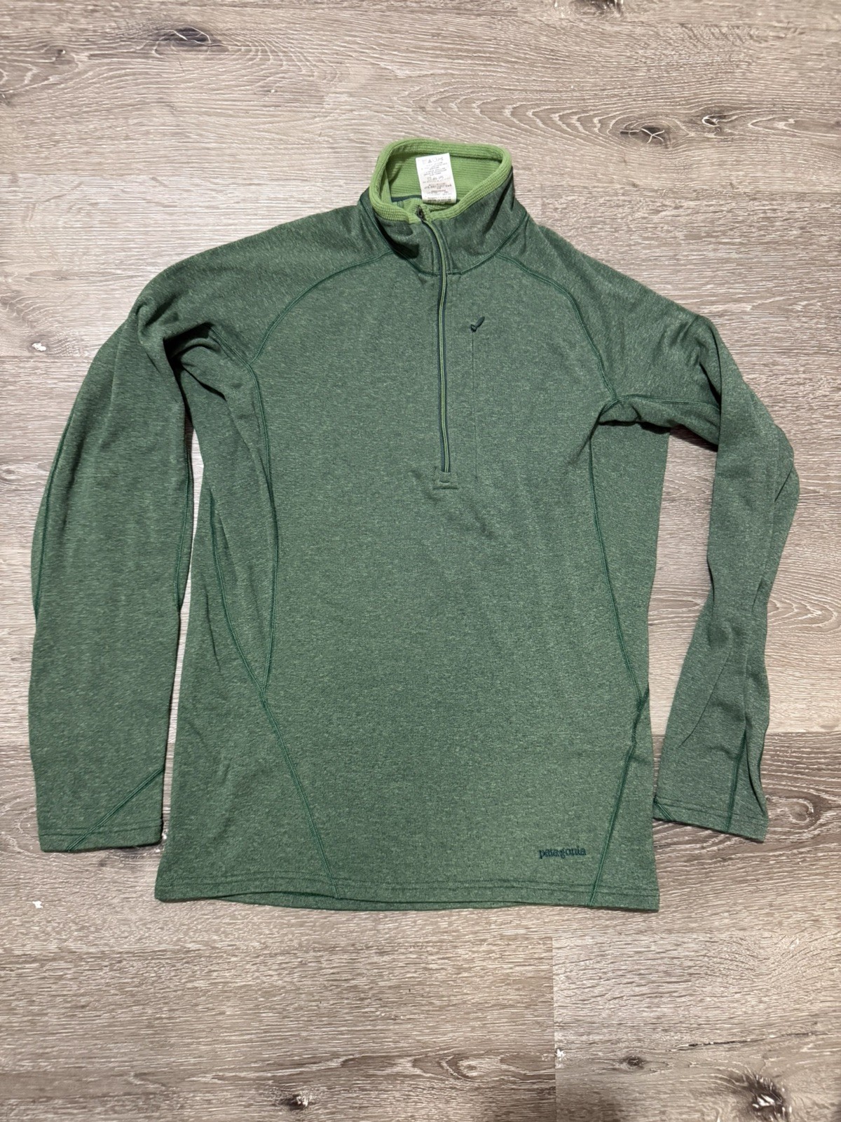 Patagonia Mens Capilene 3 1/4 Zip-Neck Pullover Shirt Size M 