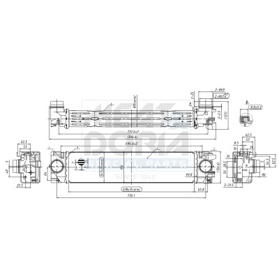 Meat & Doria LadeluftküHler KüHler Ladeluft LLK FüR Volvo XC40 2.0 D4 AWD 536-image