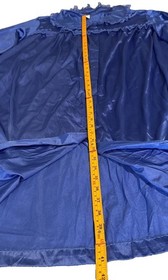 Nancy King Lingerie XXXL Royal Blue Ankle Length Nightgown Made in USA Vintage