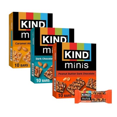 KIND Bar Minis Variety Pack 30 Count Gluten Free