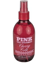 VICTORIA'S SECRET PINK CHERRY COLA HAIR & BODY MIST SPRAY SPLASH SPRITZ 8 oz NEW