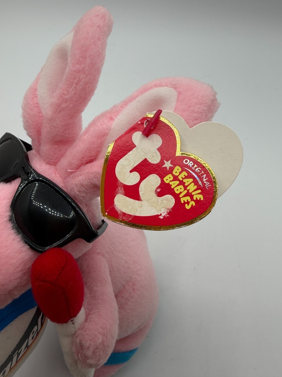 Ty Beanie Babies Energizer Bunny E.B. Walgreens Pink Plush 2007