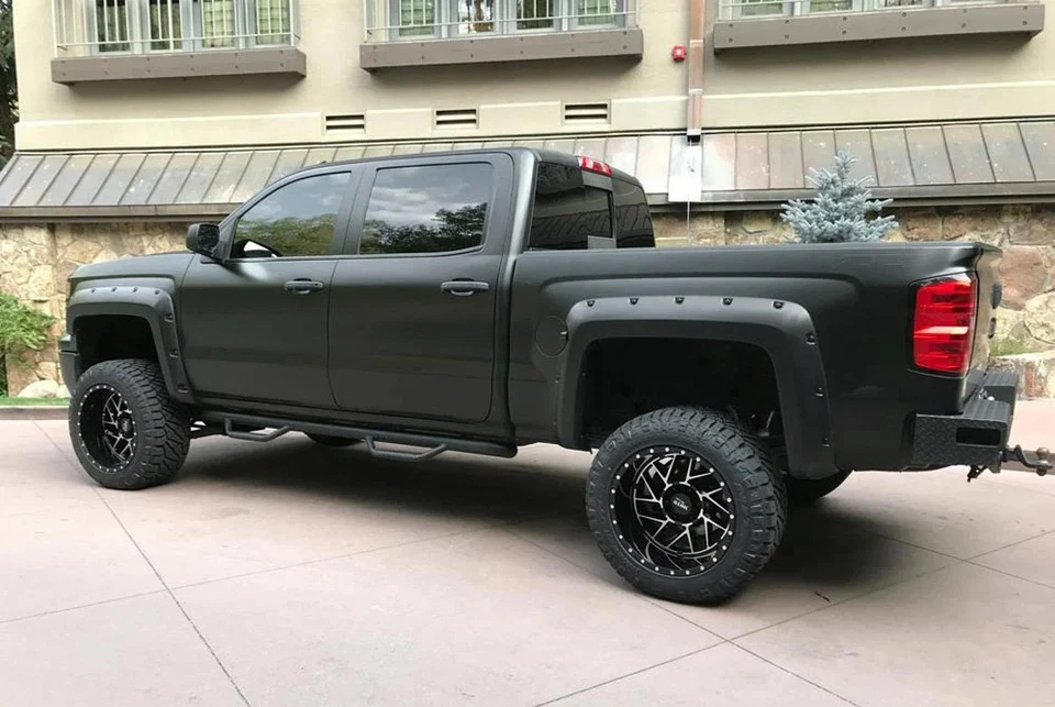 Moto Metal MO985 BREAKOUT Wheels 16x8 (-6, 5x114.3, 72.56) Black Rims Set of 4 Foto 3 de 4