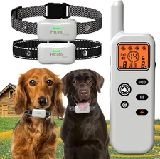 Wireless Dog Fence & Ultrasonic Training Collar -1160-Yard Adjustable Boundary f